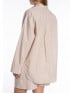 BY MALENE BIRGER SKJORTA DERRIS DARK SAND STRIPE 