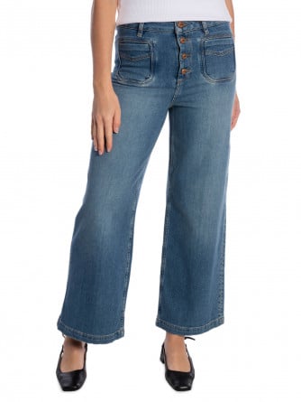 MOS MOSH JEANS COLETTE REMI MID BLUE ANKLE