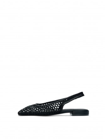 SELECTED FEMME SANDELETT MICHELLE BRAIDED BLACK