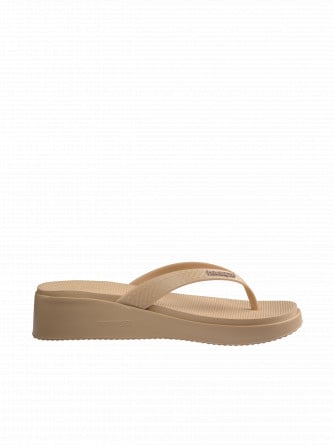 HAVAIANAS FLIPFLOP HIGH PLATFORM GOLDEN