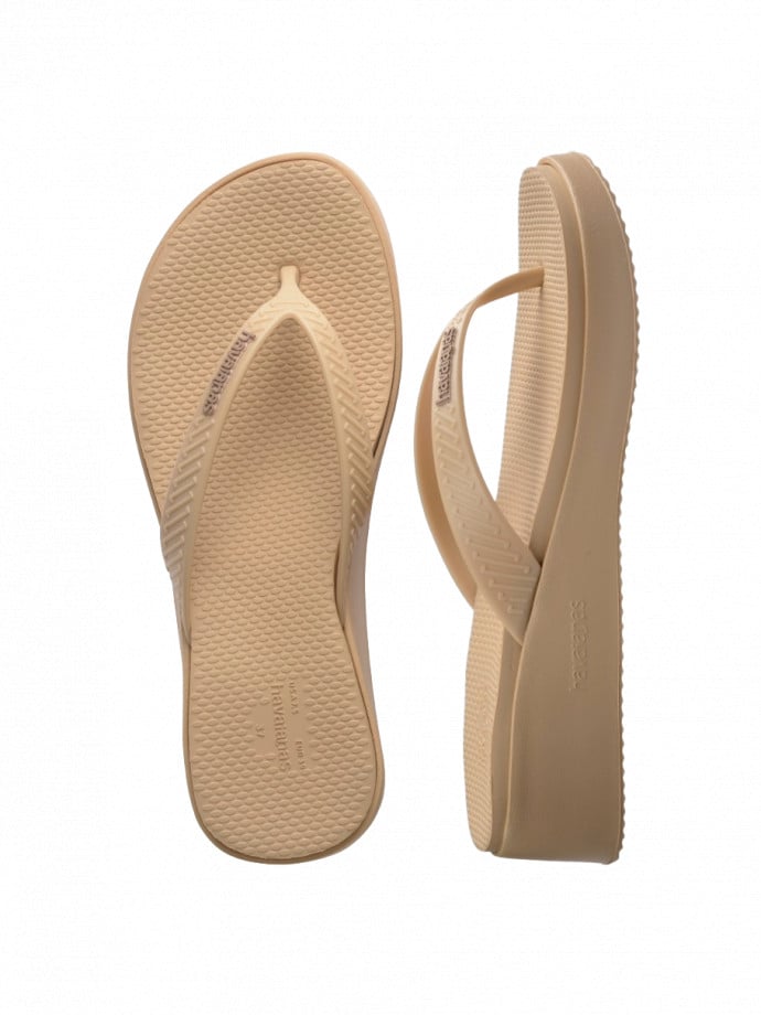 HAVAIANAS FLIPFLOP HIGH PLATFORM GOLDEN