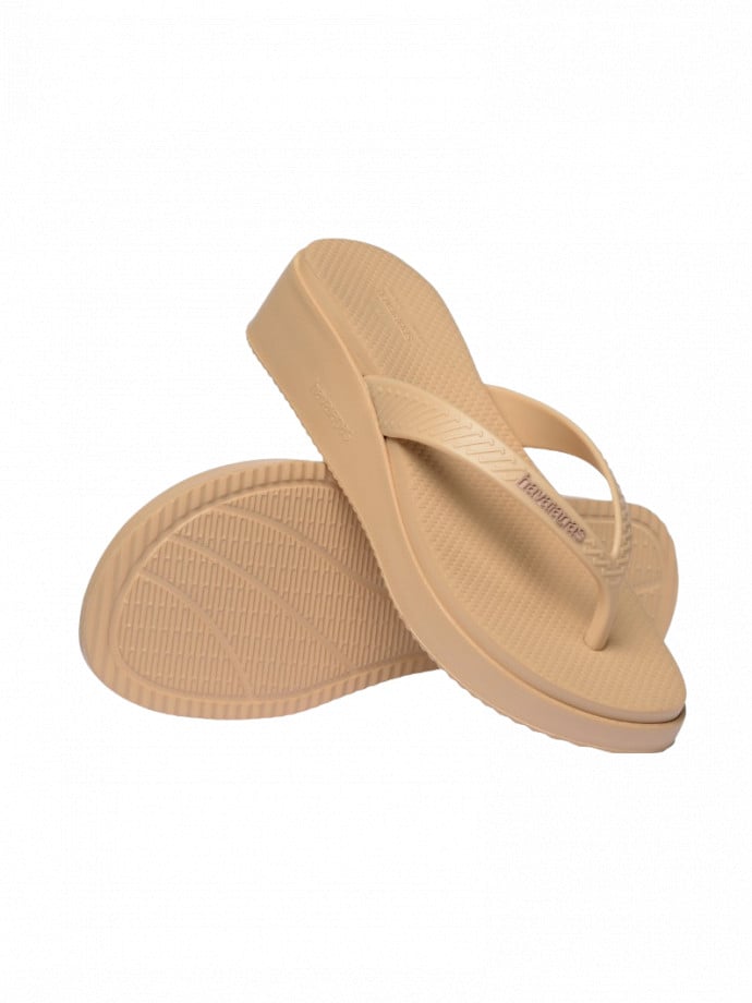 HAVAIANAS FLIPFLOP HIGH PLATFORM GOLDEN