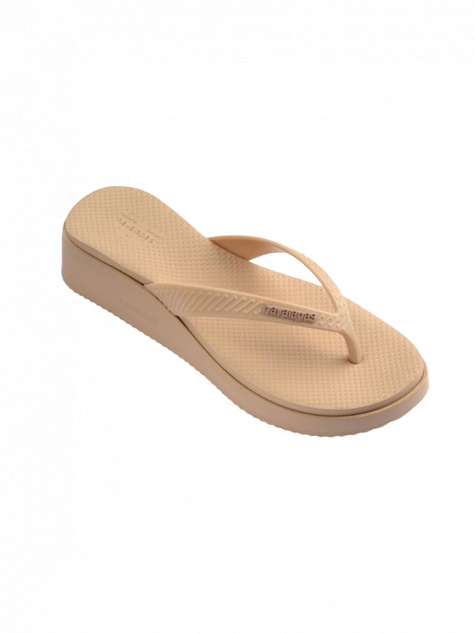 HAVAIANAS FLIPFLOP HIGH PLATFORM GOLDEN