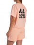 ACQUA LIMONE TOPP ALASSIO CROPPED HEAVY PEACH
