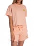 ACQUA LIMONE TOPP ALASSIO CROPPED HEAVY PEACH