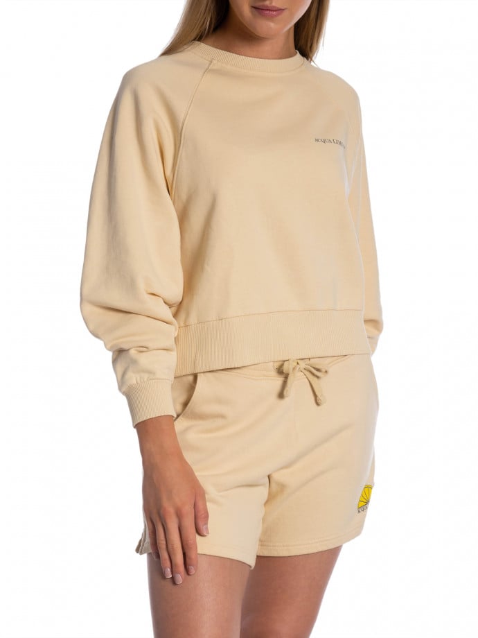 ACQUA LIMONE TRÖJA IVY CROPPED KHAKI