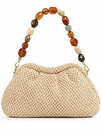 BOW19 DETAILS VÄSKA LOELLE BEAD CREAM