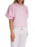 NEO NOIR SKJORTA ETTA SOFT STRIPE STONE LIGHT PINK