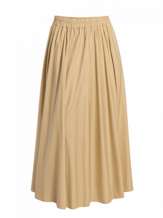 KJOL COTTON ELEGANT LONGCAMEL