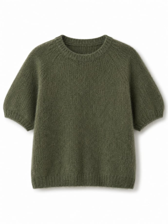 TOPP KNIT KAKI