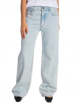 ANINE BING JEANS HUGH DENIM BLEACHED BLUE
