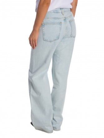 ANINE BING JEANS HUGH DENIM BLEACHED BLUE