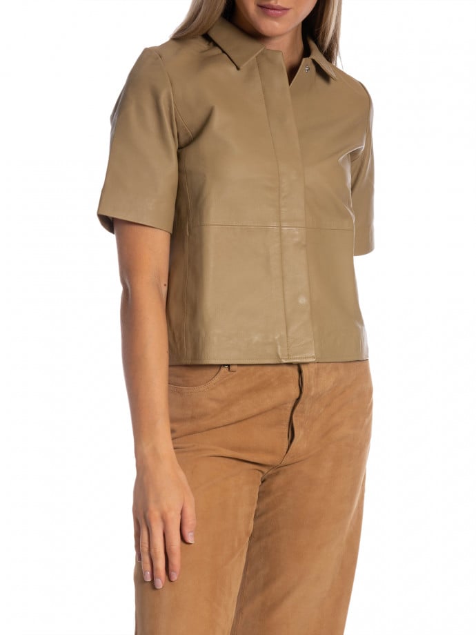 SELECTED FEMME SKINNSKJORTA LEA KELP
