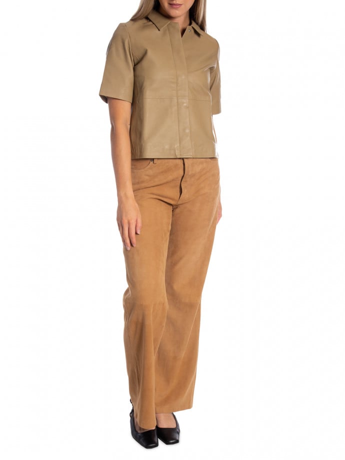 SELECTED FEMME SKINNSKJORTA LEA KELP
