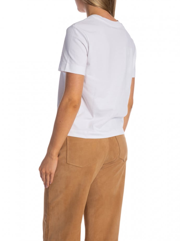 SELECTED FEMME TOPP ESSENTIAL BRIGHT WHITE