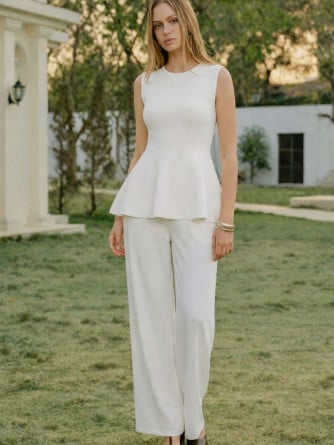 TOPP FLARED WHITE