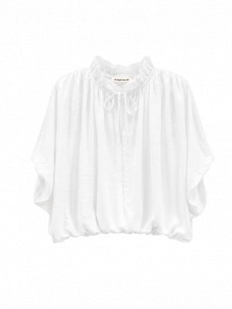 TOPP CROPPED BALLOON WHITE