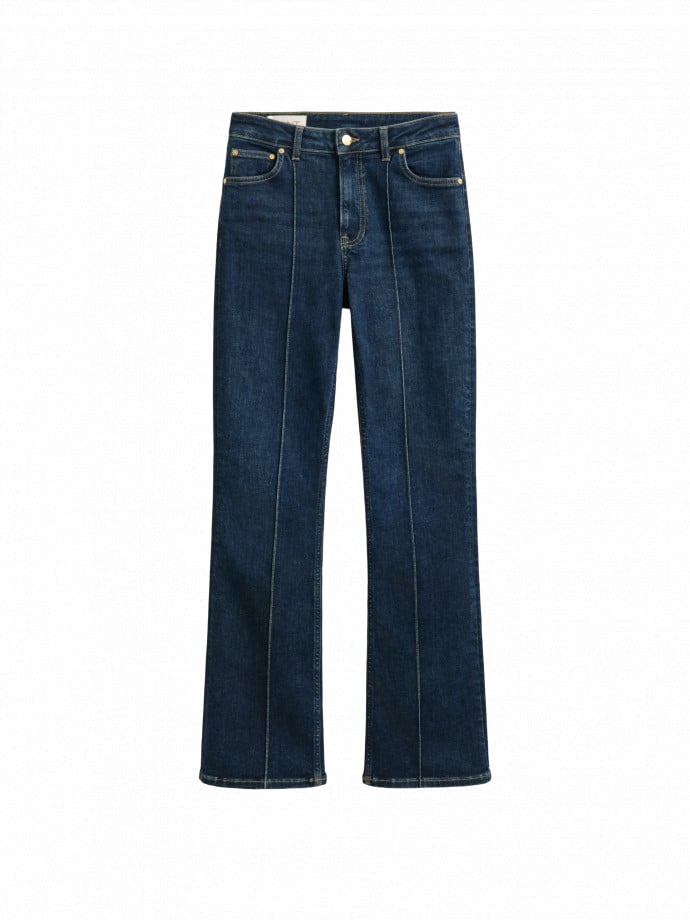 GANT JEANS SLIM FLARE PINTUCK DARK BLUE BROKEN IN