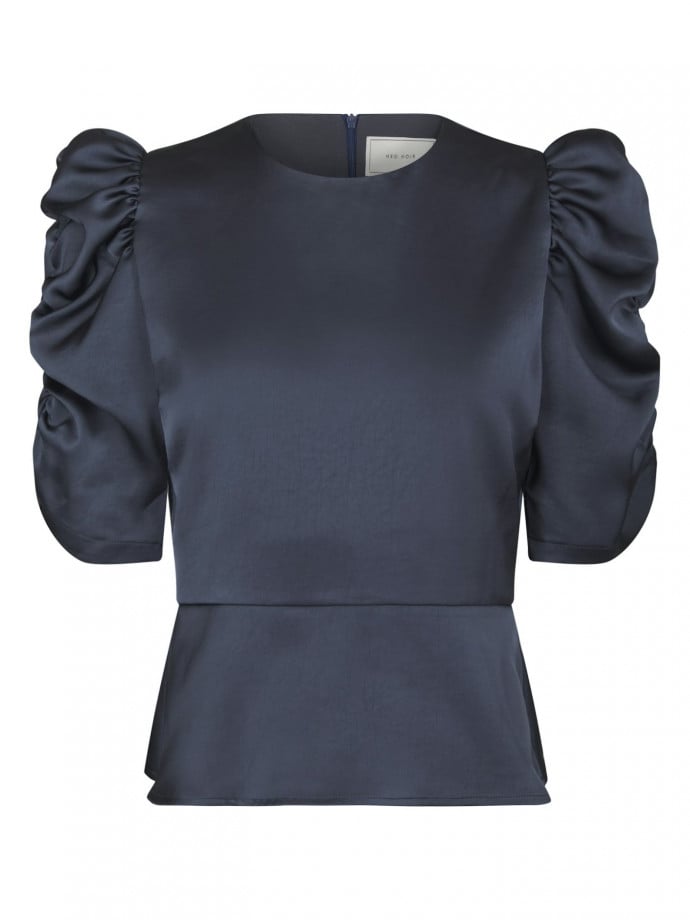 NEO NOIR BLUS BENUA HEAVY SATEEN MIDNIGHT BLUE