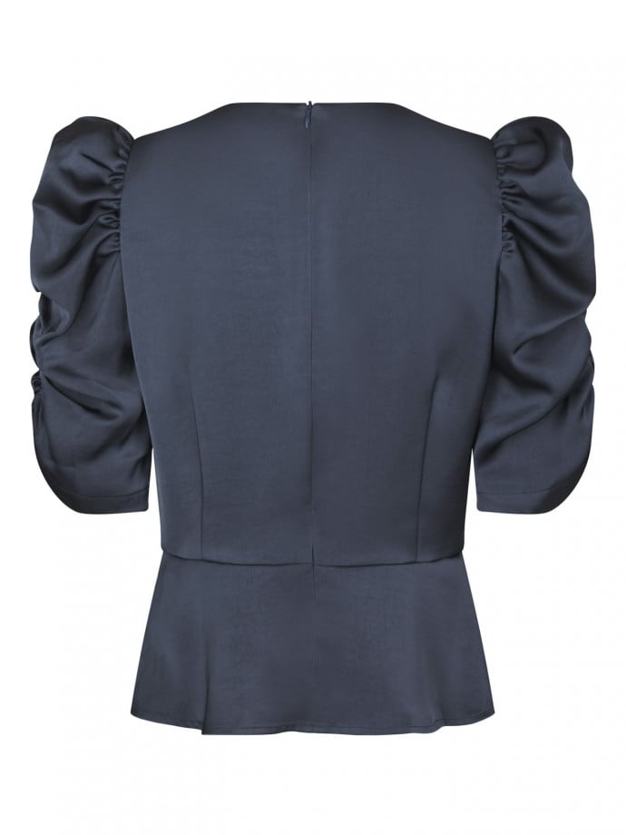NEO NOIR BLUS BENUA HEAVY SATEEN MIDNIGHT BLUE