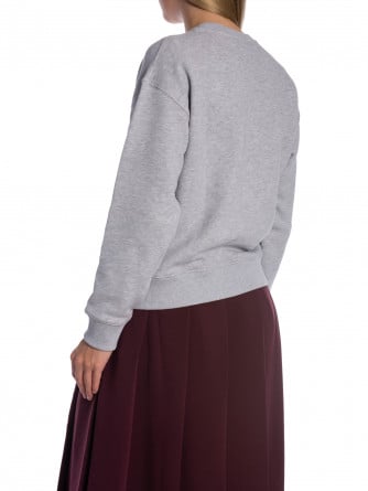 GANT TRÖJA GRAPHIC LIGHT GREY MELANGE