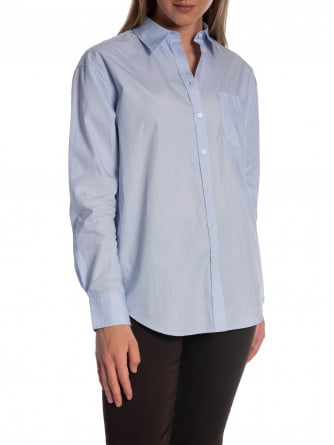 GANT SKJORTA REL CLASSIC POPLIN LIGHT BLUE