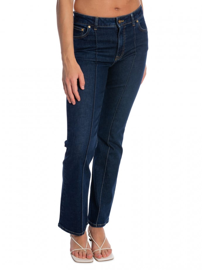 GANT JEANS SLIM FLARE PINTUCK DARK BLUE BROKEN IN