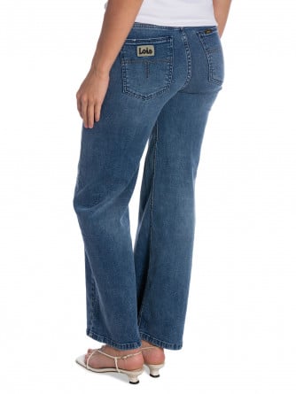 LOIS JEANS PALAZZO RE RAM COBALT L30