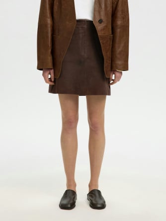 SELECTED FEMME KJOL KAYA SUEDE DELICIOSO