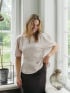 NEO NOIR BLUS JOSINE HEAVY SATEEN CHAMPAGNE