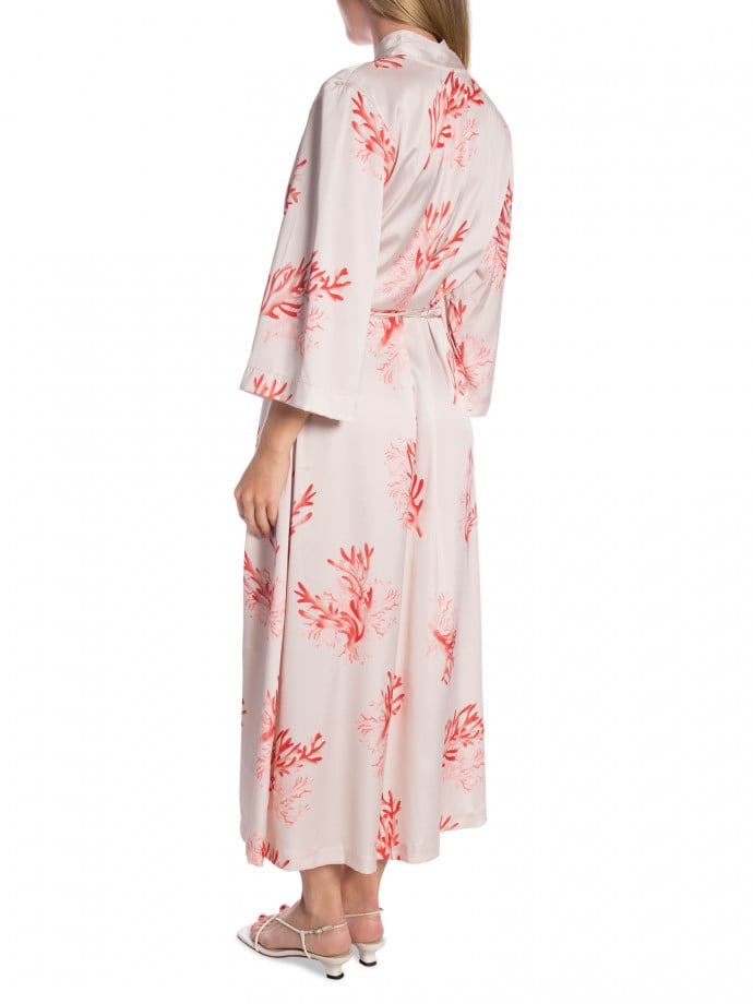 NEO NOIR KLÄNNING SHANE CORAL WRAP CORAL