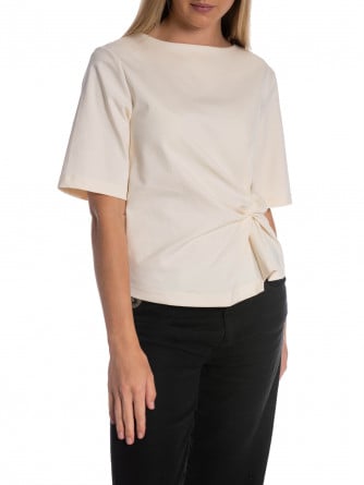 SECOND FEMALE TOPP ARKAI DRAPE EGGNOG