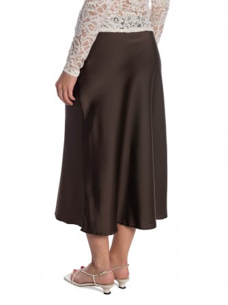 Y.A.S KJOL YASPELLA CHOCOLATE BROWN