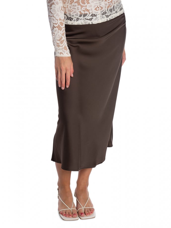 Y.A.S KJOL YASPELLA CHOCOLATE BROWN
