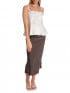 NEO NOIR TOPP KAELA HEAVY SATEEN LACE PEARL