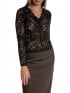 Y.A.S TOPP YASLACEY LACE BLACK