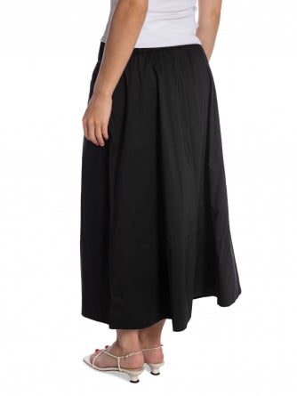 NEO NOIR KJOL YARA POPLIN BLACK