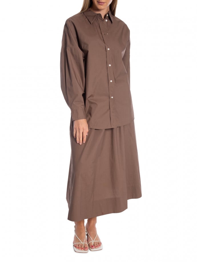 INWEAR KJOL GLORIA DAFFODIL COFFEE QUARTZ