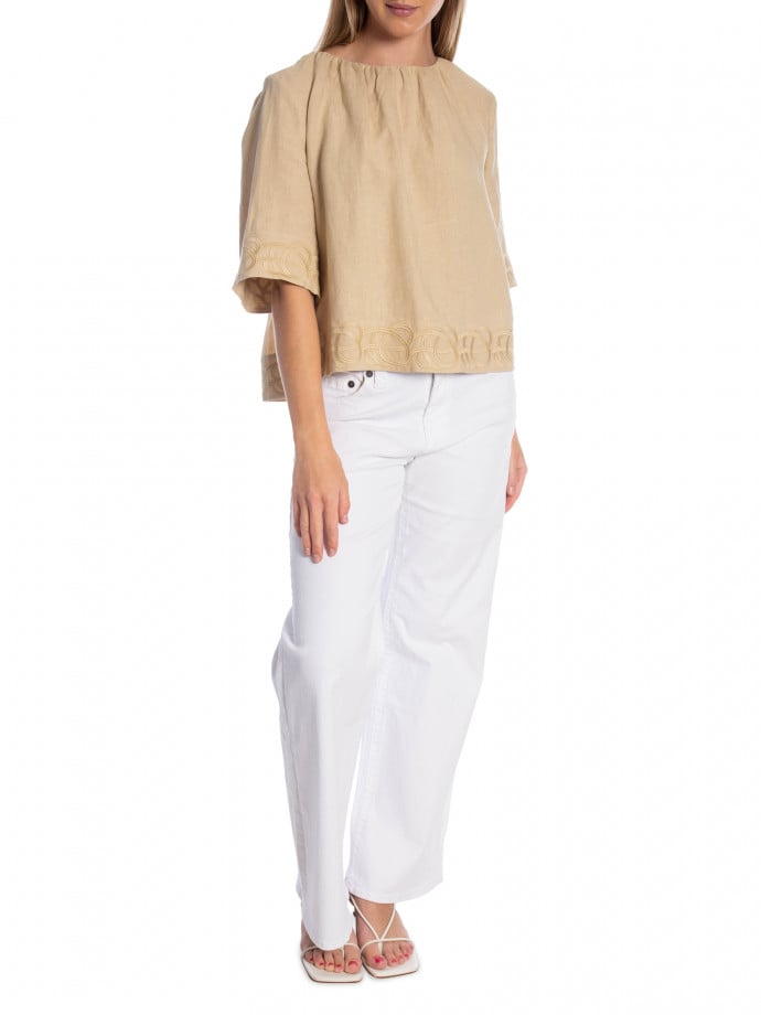 BY MALENE BIRGER TOPP MARIAN OLD BEIGE