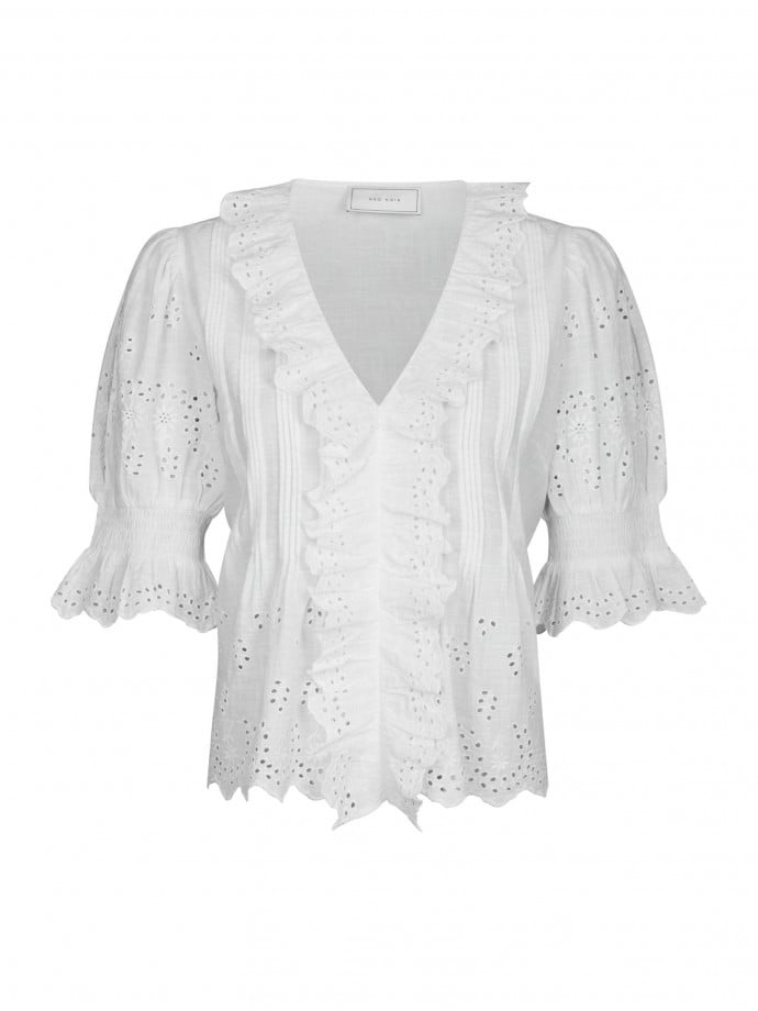 NEO NOIR BLUS TALISE EMB WHITE