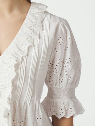 NEO NOIR BLUS TALISE EMB WHITE