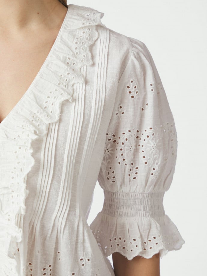 NEO NOIR BLUS TALISE EMB WHITE