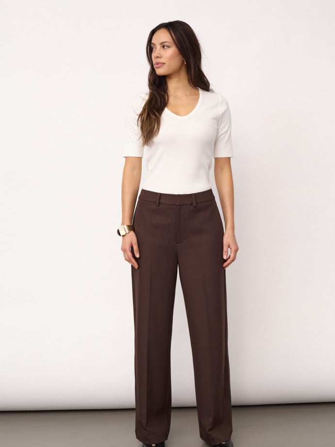 CO'COUTURE BYXA LUNA WIDE DARK BROWN
