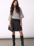 CO'COUTURE KJOL LUNA POCKET PLEAT MINI BLACK