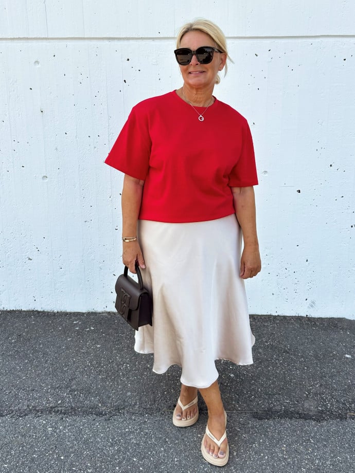 TOPP CLASSIC OVERSIZED VIBRANT RED