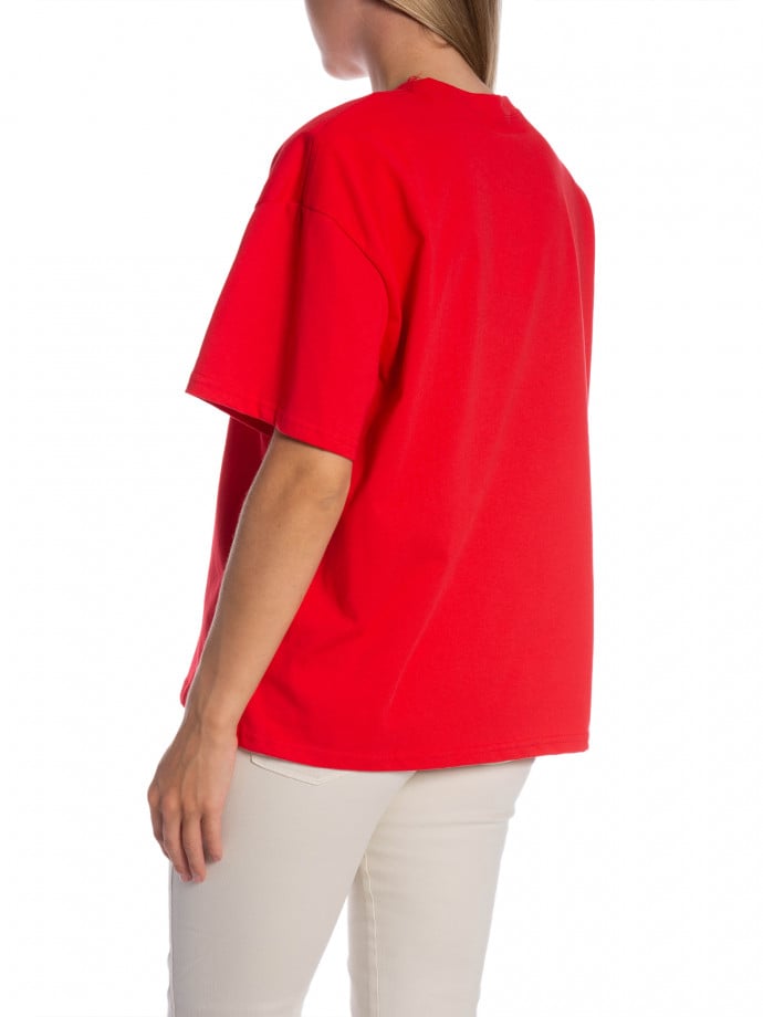 TOPP CLASSIC OVERSIZED VIBRANT RED
