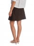 CO'COUTURE KJOL LUNA POCKET PLEAT MINI DARK BROWN