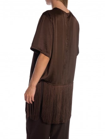 SOAKED TOPP VERONA FRINGE CHOCOLATE BROWN