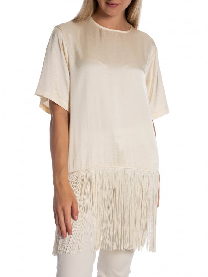 SOAKED TOPP VERONA FRINGE ANTIQUE WHITE