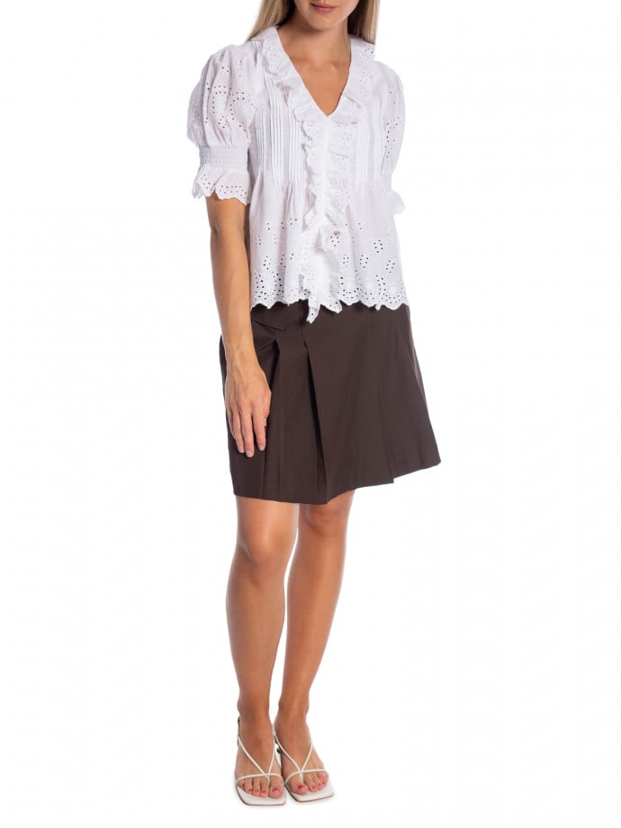 NEO NOIR BLUS TALISE EMB WHITE